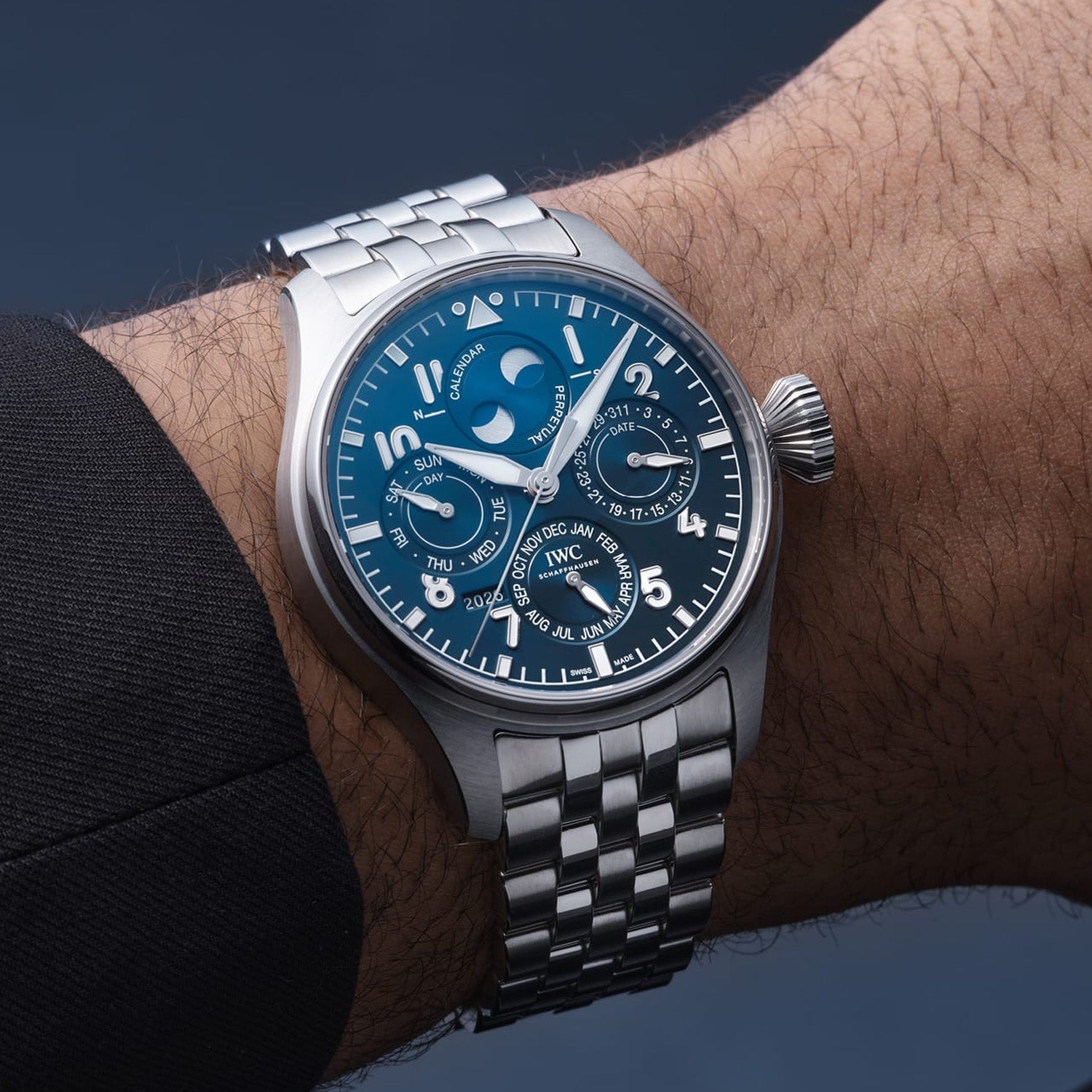 Big Pilot's ProSet Perpetual Calendar 42mm Blue Dial Automatic Watch