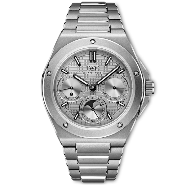 IWC Schaffhausen Ingenieur Perpetual Calendar 41 Titanium Bracelet Watch - Berry's Jewellers