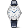IWC Schaffhausen Portugieser 40mm Silver/Blue Dial Men's Automatic Strap Watch - Berry's Jewellers