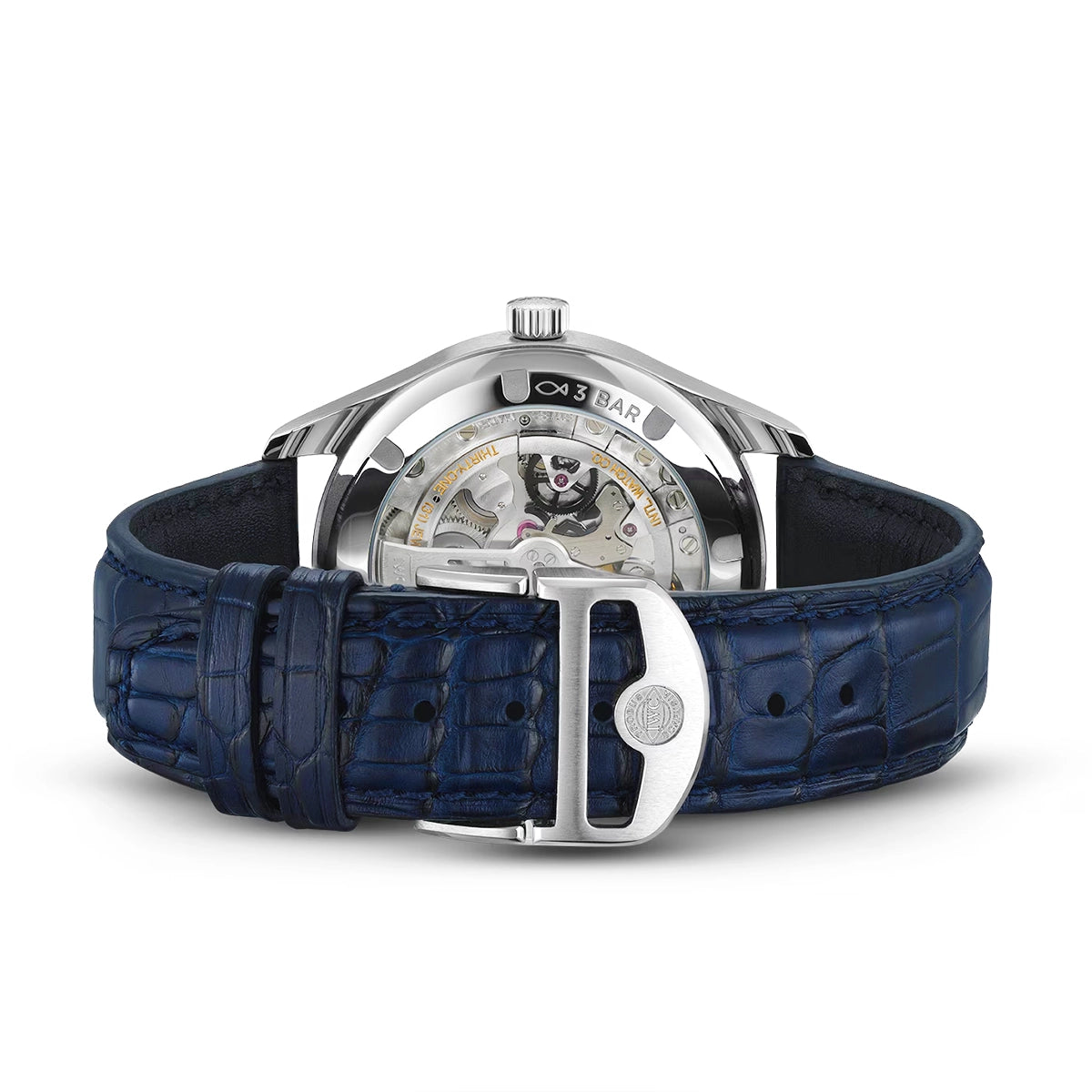 IWC Schaffhausen Portugieser 40mm Silver/Blue Dial Men's Automatic Strap Watch - Berry's Jewellers