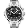 IWC Schaffhausen Aquatimer Chronograph 42mm Black Dial Automatic Bracelet Watch - Berry's Jewellers