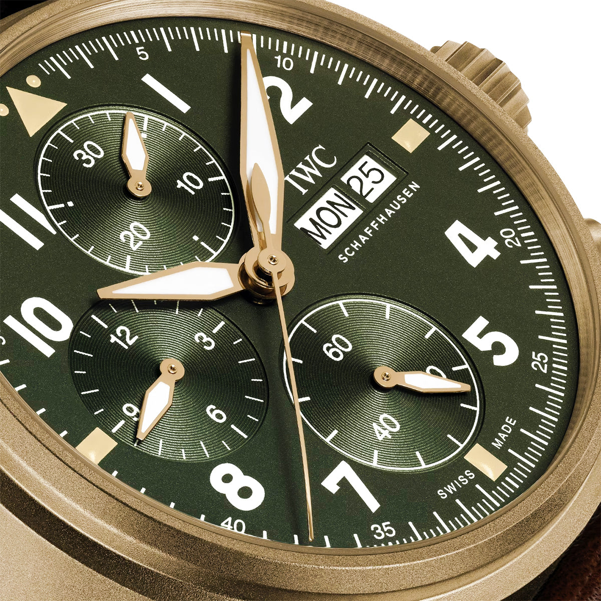 Pilot's Spitfire Bronze 41mm Green Dial Men's Chronograph Watch