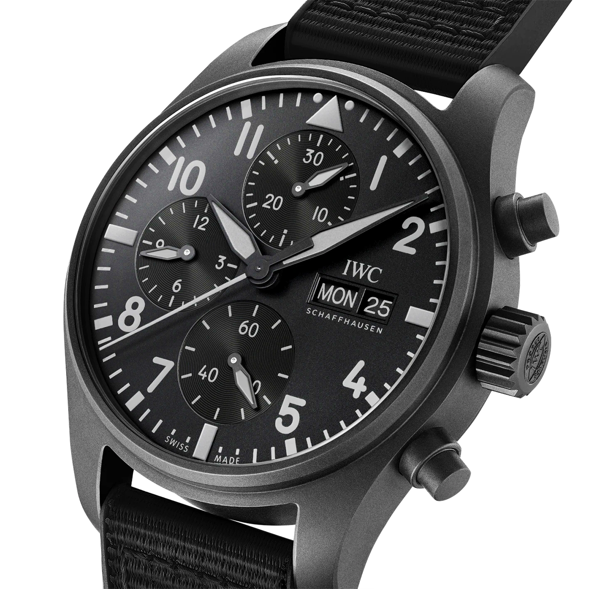 Pilot's Top Gun Ceratanium 41mm Men's Chronograph Watch