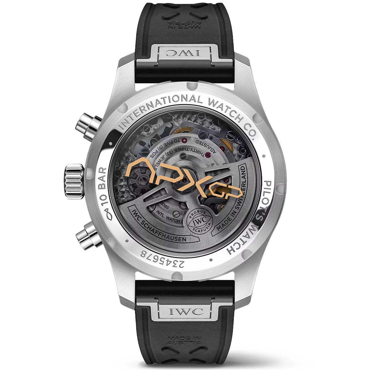 IWC Schaffhausen Pilot's 41mm APXGP Edition Black Dial Chronograph Watch - Berry's Jewellers