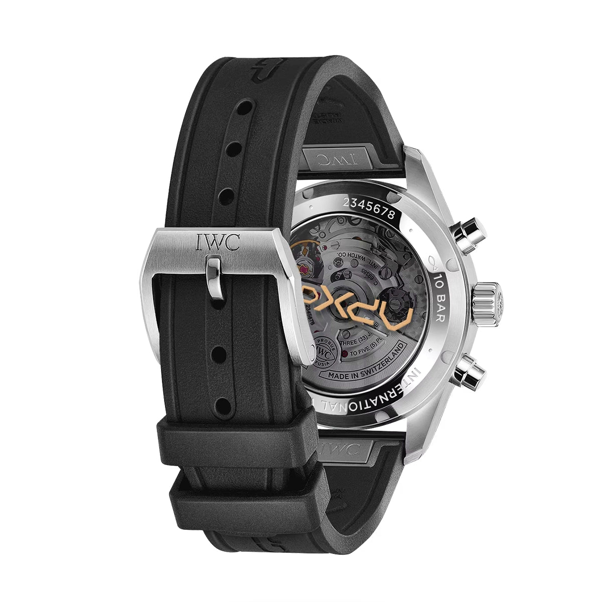 IWC Schaffhausen Pilot's 41mm APXGP Edition Black Dial Chronograph Watch - Berry's Jewellers