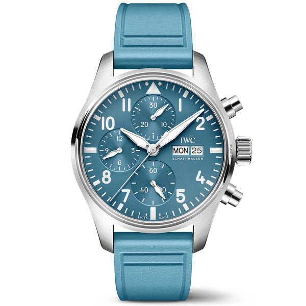 IWC Schaffhausen Pilot's TOP GUN Miramar 41mm PANTONE Blue Steel Watch - Berry's Jewellers