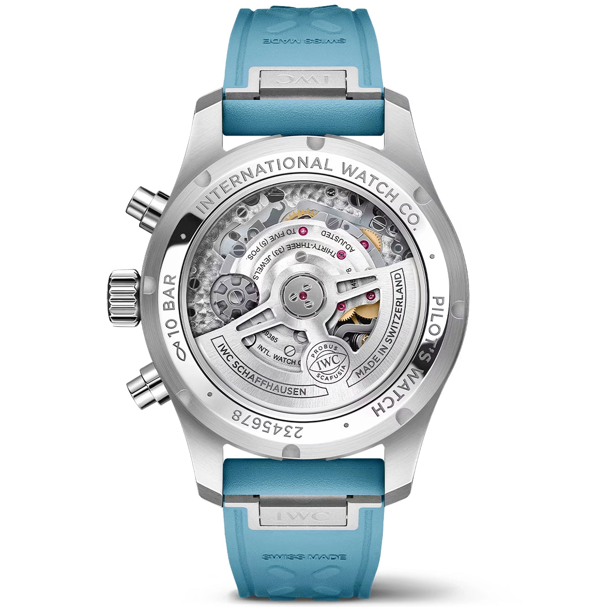 IWC Schaffhausen Pilot's TOP GUN Miramar 41mm PANTONE Blue Steel Watch - Berry's Jewellers