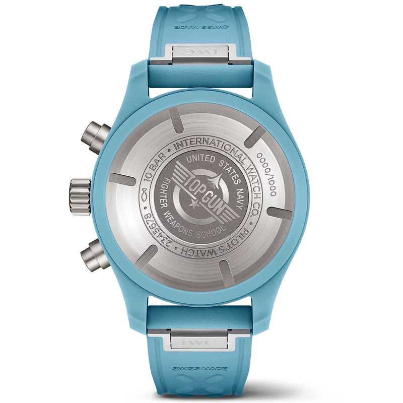 IWC Schaffhausen Pilot's TOP GUN Miramar 41mm Light Blue Ceramic Limited Edition Watch - Berry's Jewellers