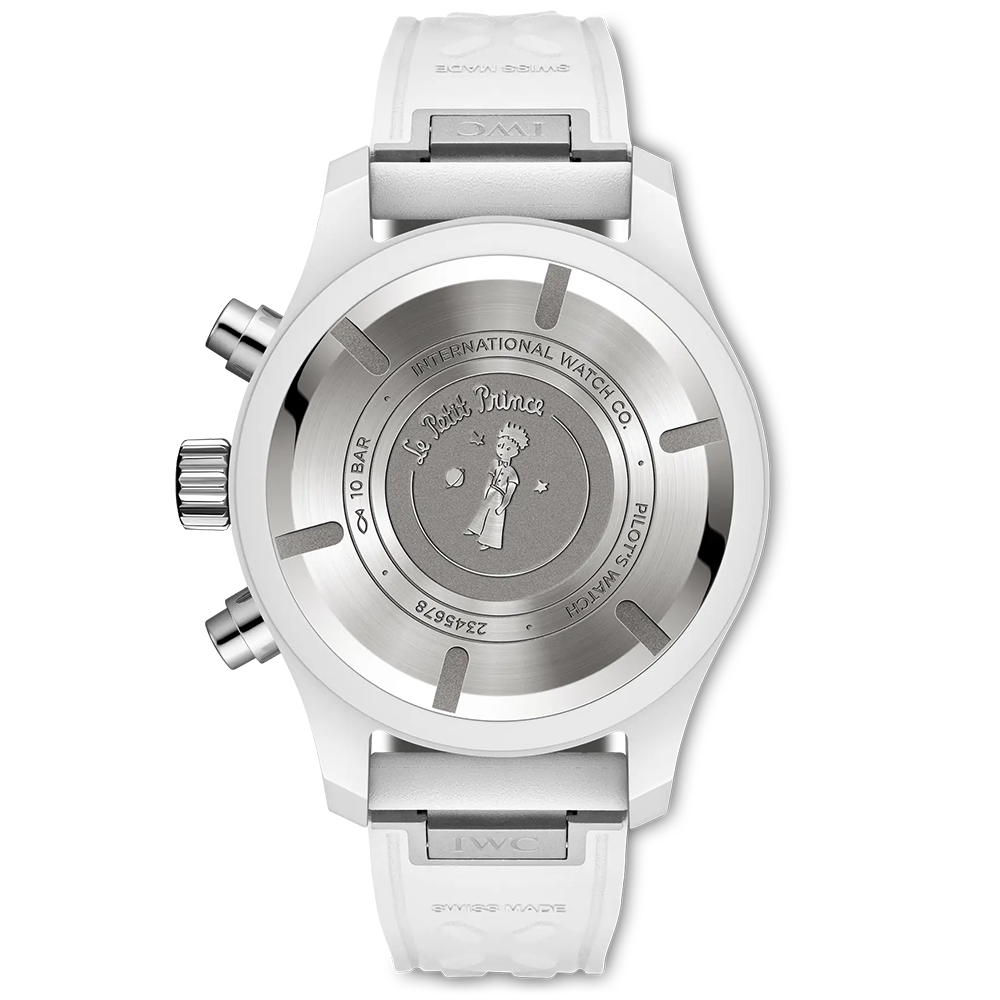 IWC Schaffhausen Pilot's 41mm Le Petit Prince White Ceramic Automatic Watch - Berry's Jewellers
