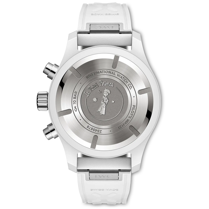 IWC Schaffhausen Pilot's 41mm Le Petit Prince White Ceramic Automatic Watch - Berry's Jewellers