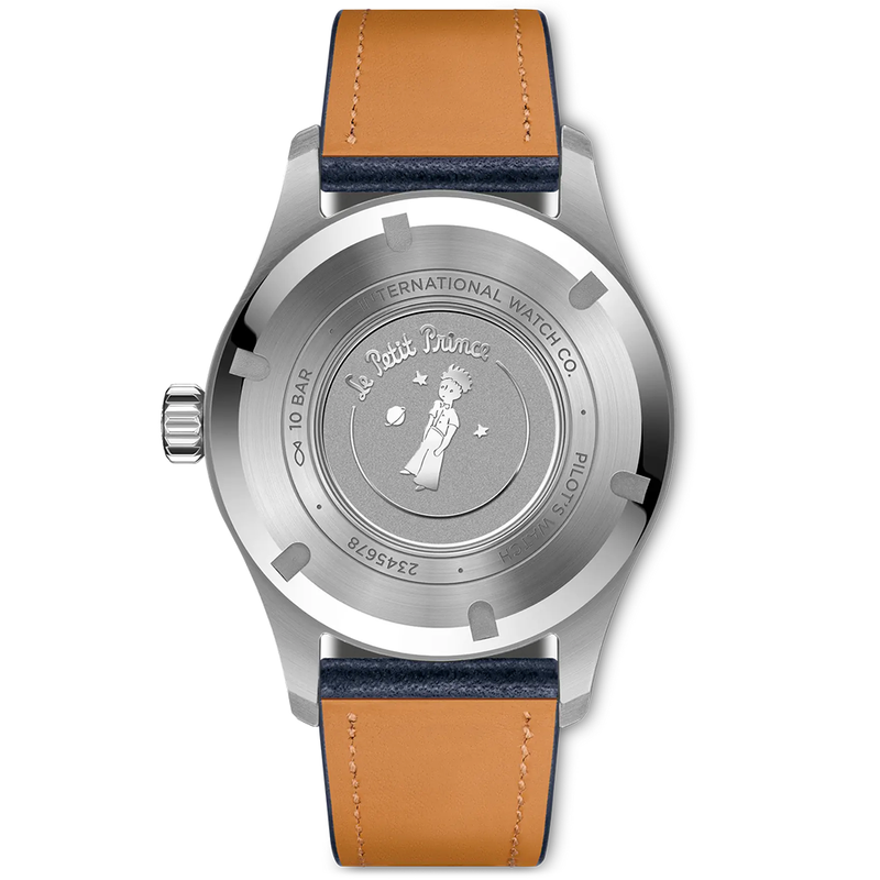 IWC Schaffhausen Pilot's 36mm Le Petit Prince Automatic Leather Strap Watch - Berry's Jewellers