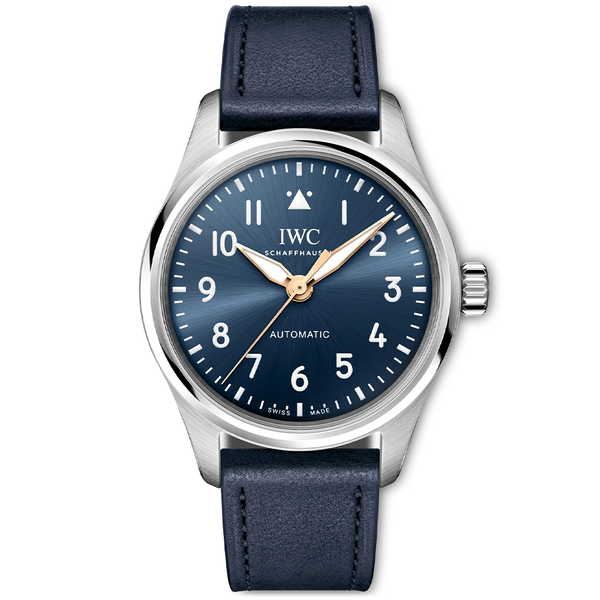 IWC Schaffhausen Pilot's 36mm Le Petit Prince Automatic Leather Strap Watch - Berry's Jewellers