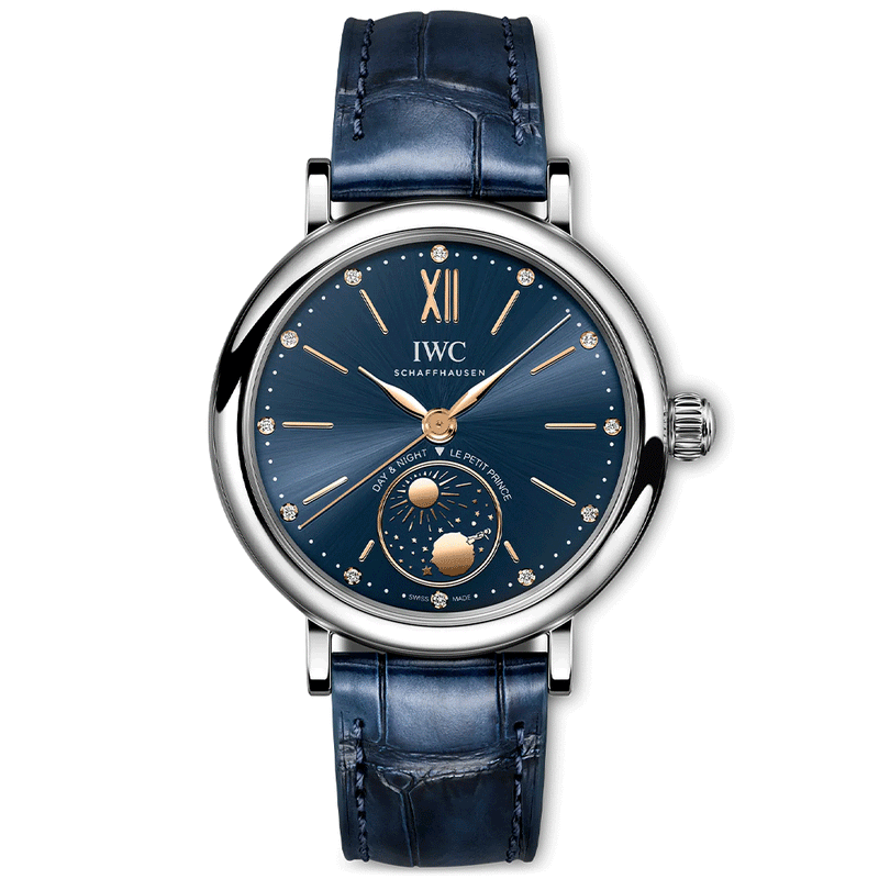 IWC Schaffhausen Portofino 34mm Automatic Day & Night Le Petit Prince Ladies Watch - Berry's Jewellers