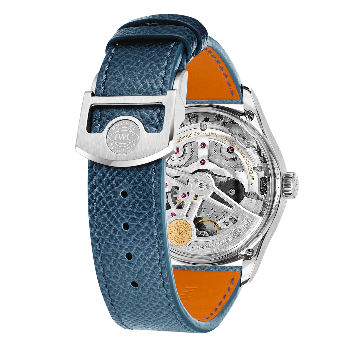 Portugieser 'Horizon Blue' 42mm 18ct White Gold Strap Watch