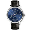 IWC Schaffhausen Portofino Hand-Wound Eight Days 45mm Blue Dial Strap Watch - Berry's Jewellers
