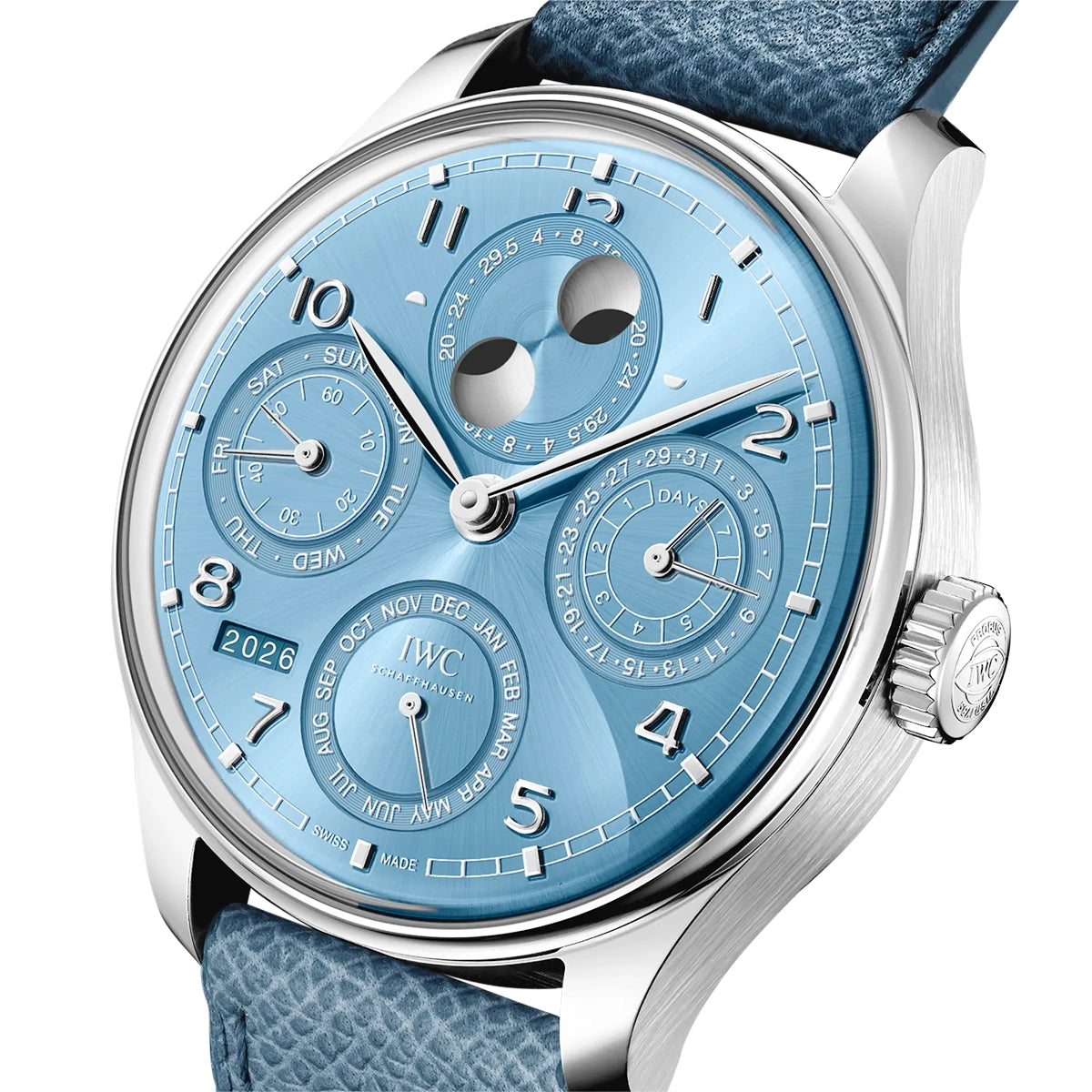 Portugieser Perpetual Calendar 18ct White Gold 'Horizon Blue' Dial Watch