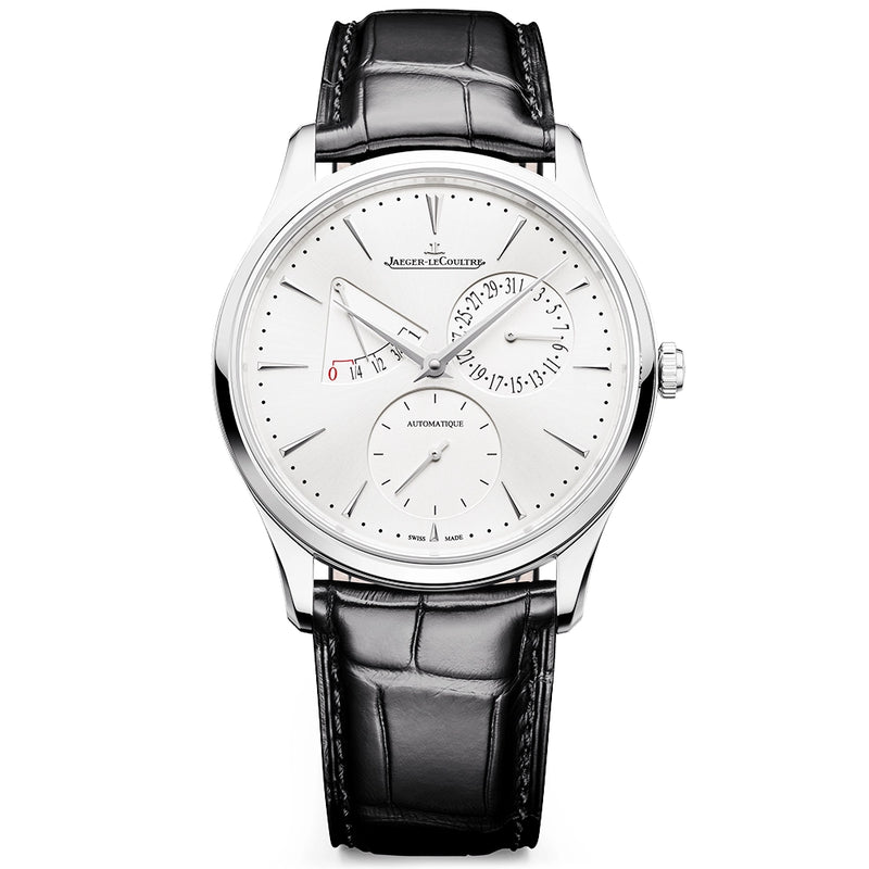 Jaeger-LeCoultre Master Ultra Thin 39mm Power Reserve Silver Dial Automatic Watch - Berry's Jewellers