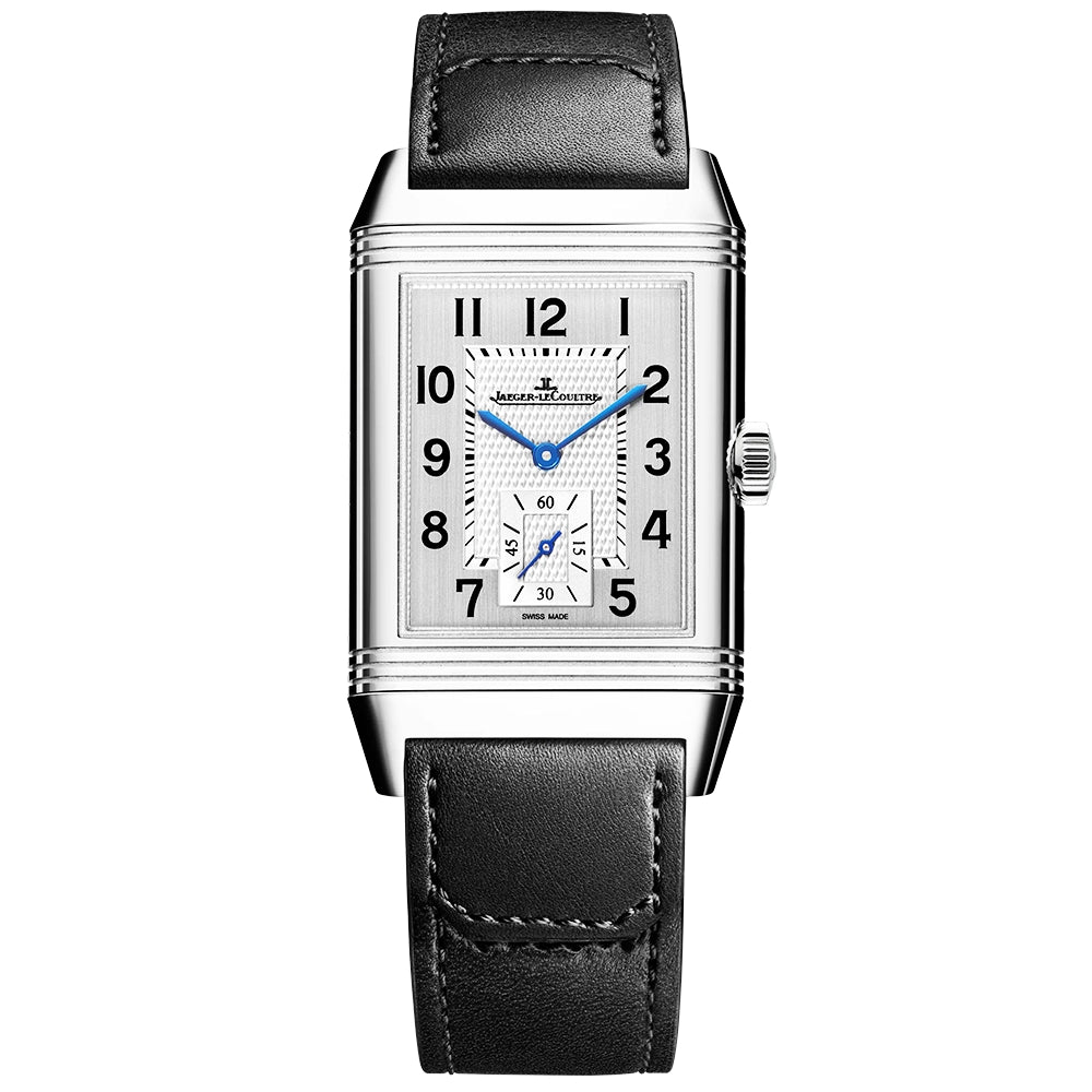 Reverso Classic Large Monoface Small Seconds Silver Dial Watch