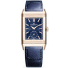Jaeger-LeCoultre Reverso Tribute Duoface 18ct Pink Gold Small Seconds Blue Dial Watch - Berry's Jewellers