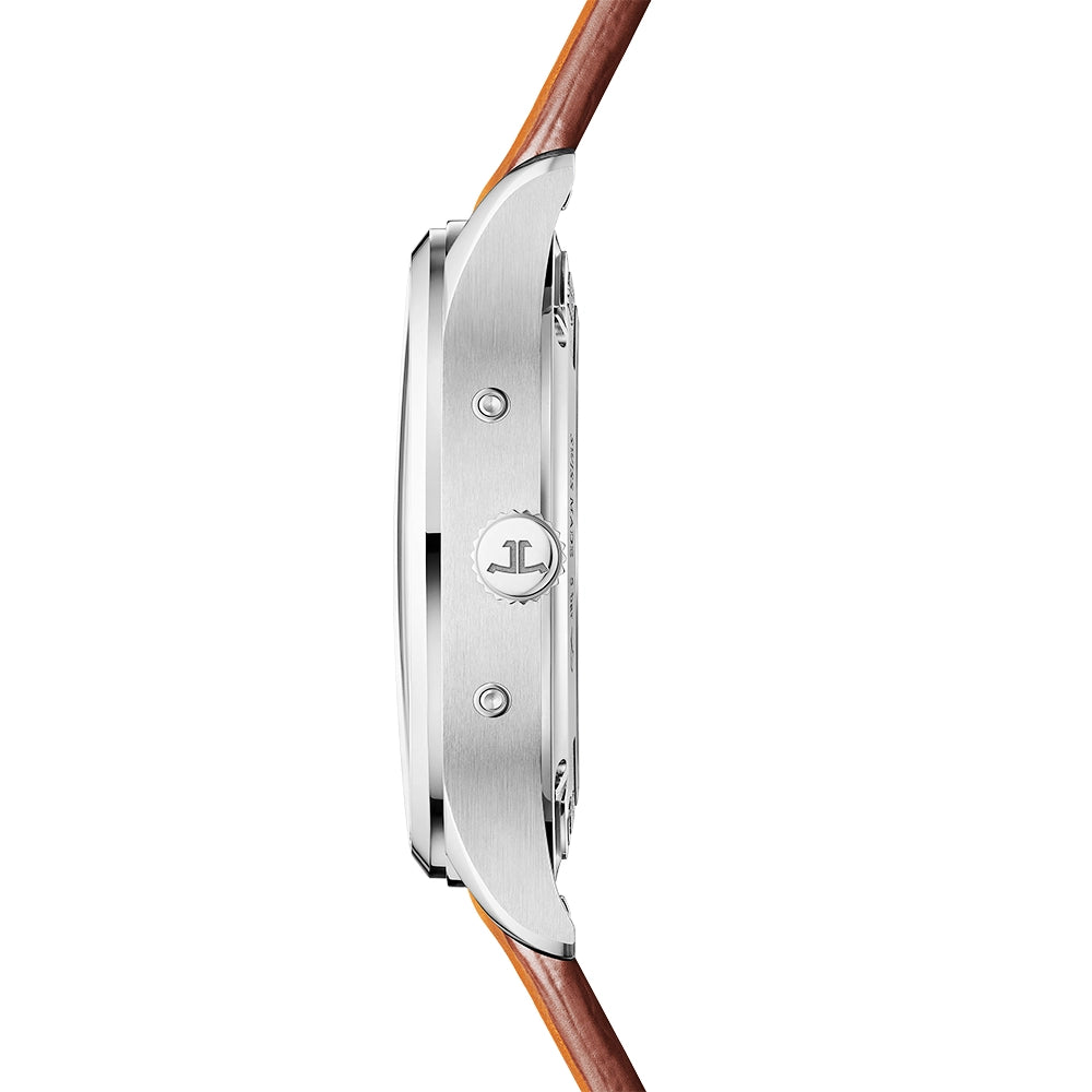 Jaeger-LeCoultre Master Control Calendar Silver Dial 40mm Automatic Leather Strap Watch - Berry's Jewellers