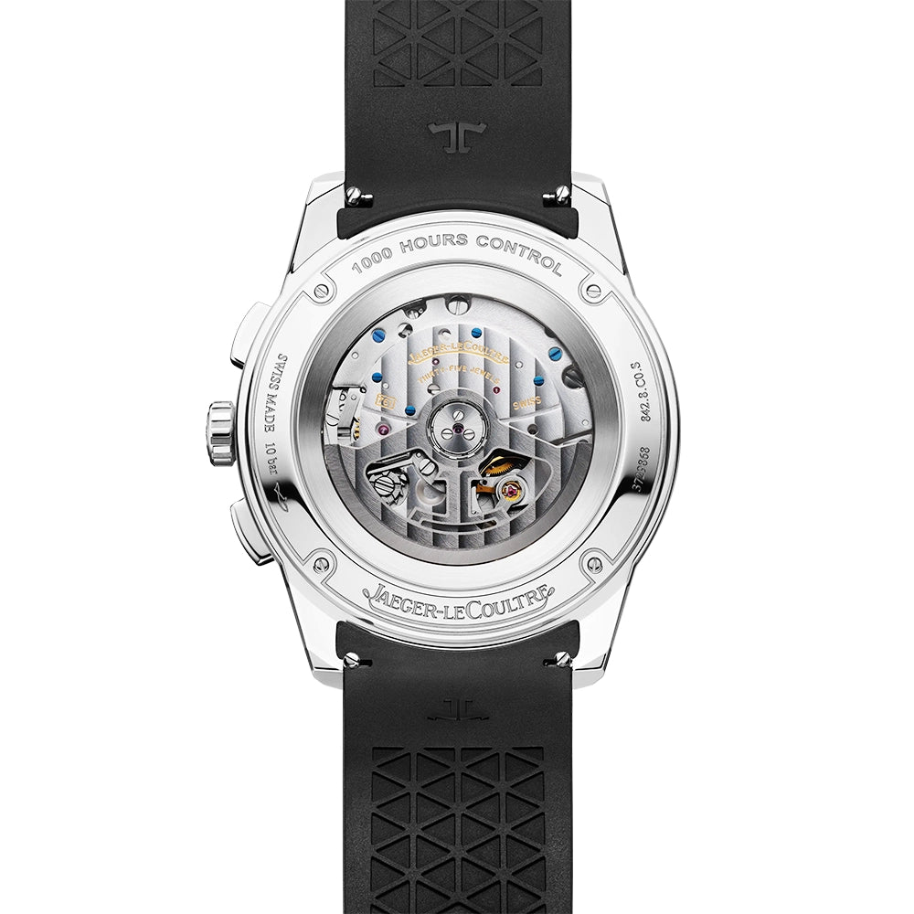 Jaeger-LeCoultre Polaris Chronograph 42mm Ocean Grey Dial Mens Strap Watch - Berry's Jewellers