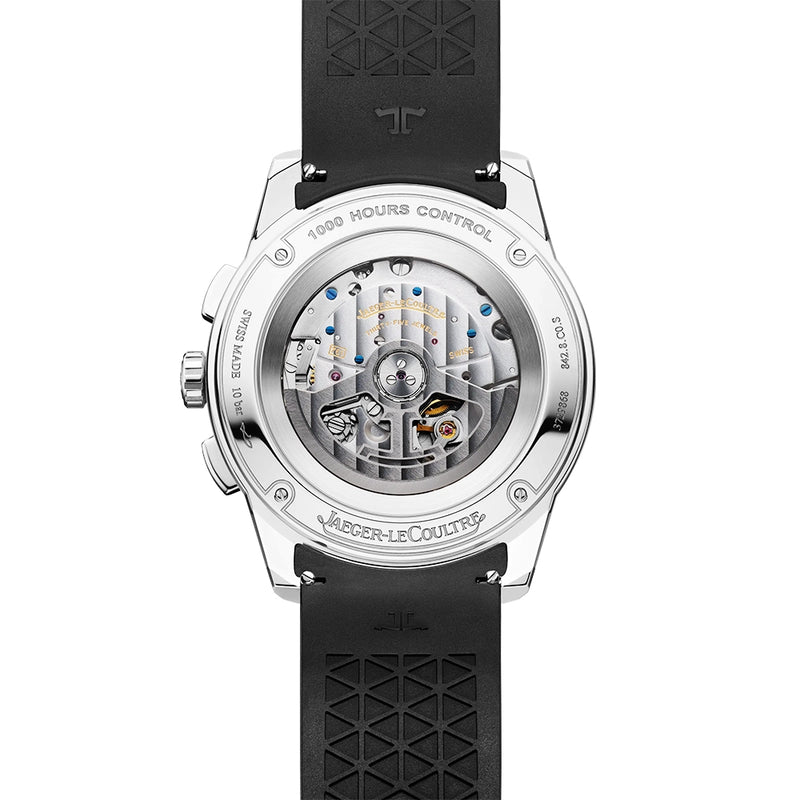 Jaeger-LeCoultre Polaris Chronograph 42mm Ocean Grey Dial Mens Strap Watch - Berry's Jewellers