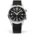 Jaeger-LeCoultre Polaris Date 42mm Black Dial Mens Rubber Strap Watch - Berry's Jewellers