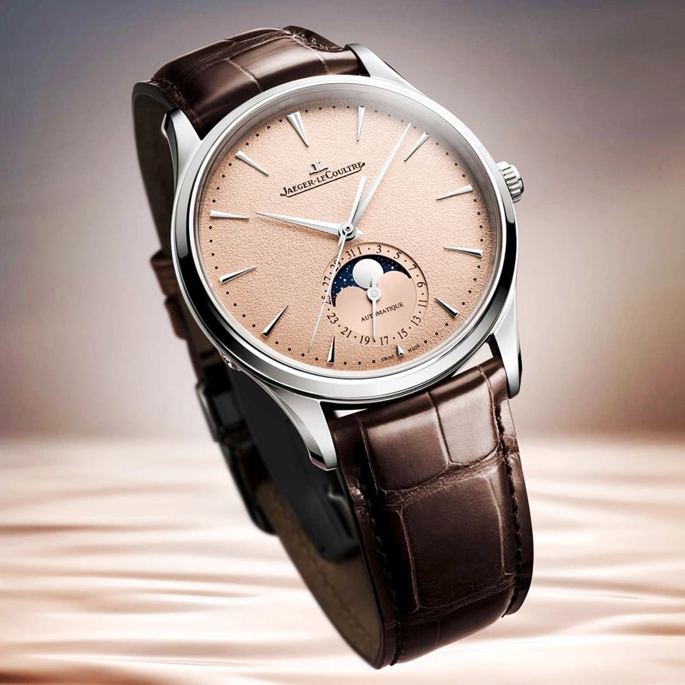 Master Ultra Thin Moon 39mm Copper-Toned Dial Automatic Watch