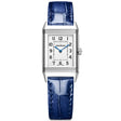 Reverso Classic Monoface Ladies Silver Dial Strap Watch