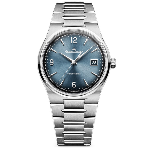Jaeger-LeCoultre Master Control 38mm Chronometre Date Blue Grey Dial Mens Watch - Berry's Jewellers