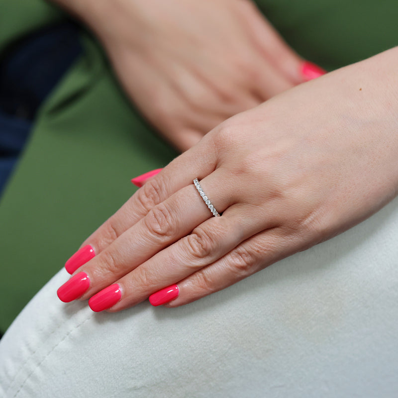 Berry's Platinum Round Brilliant Cut Diamond Full Eternity Ring - Berry's Jewellers