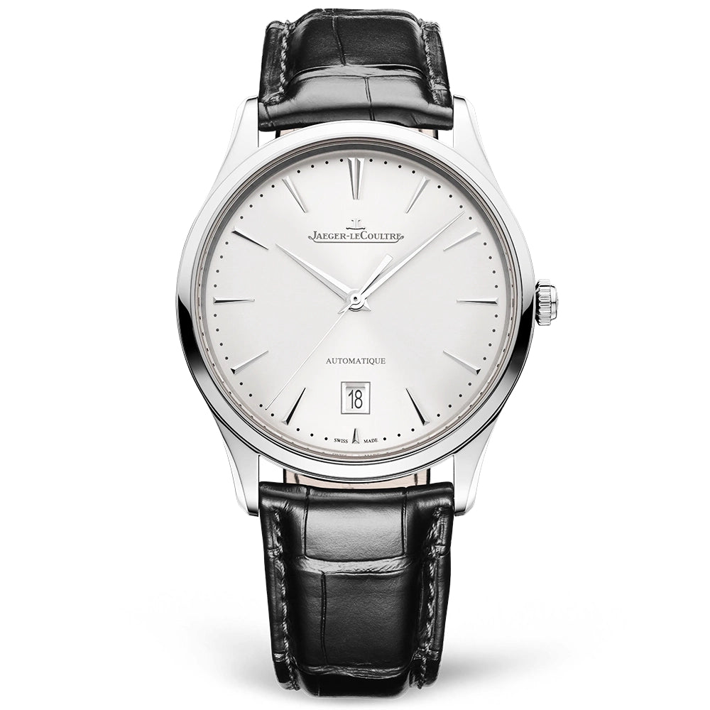Jaeger-LeCoultre Master Ultra-Thin Date 39mm Silver Dial Automatic Watch - Berry's Jewellers