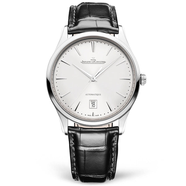 Jaeger-LeCoultre Master Ultra-Thin Date 39mm Silver Dial Automatic Watch - Berry's Jewellers