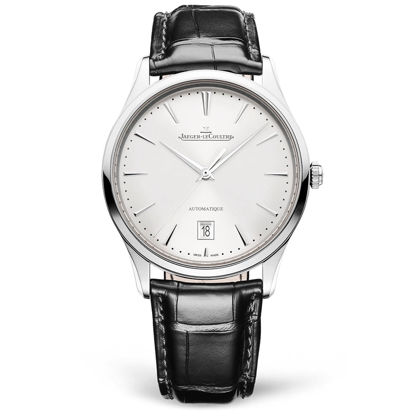 Jaeger-LeCoultre Master Ultra-Thin Date 39mm Silver Dial Automatic Watch - Berry's Jewellers