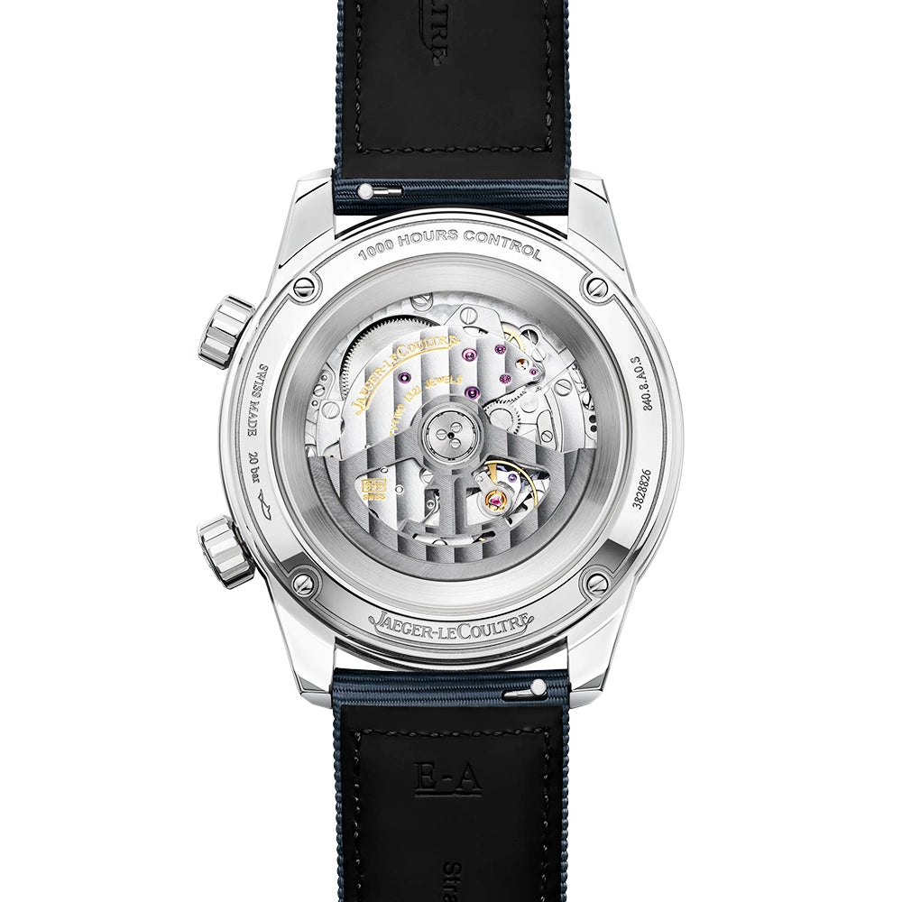 Jaeger-LeCoultre Polaris Date 40mm Blue Lacquer Dial Automatic Strap Watch - Berry's Jewellers