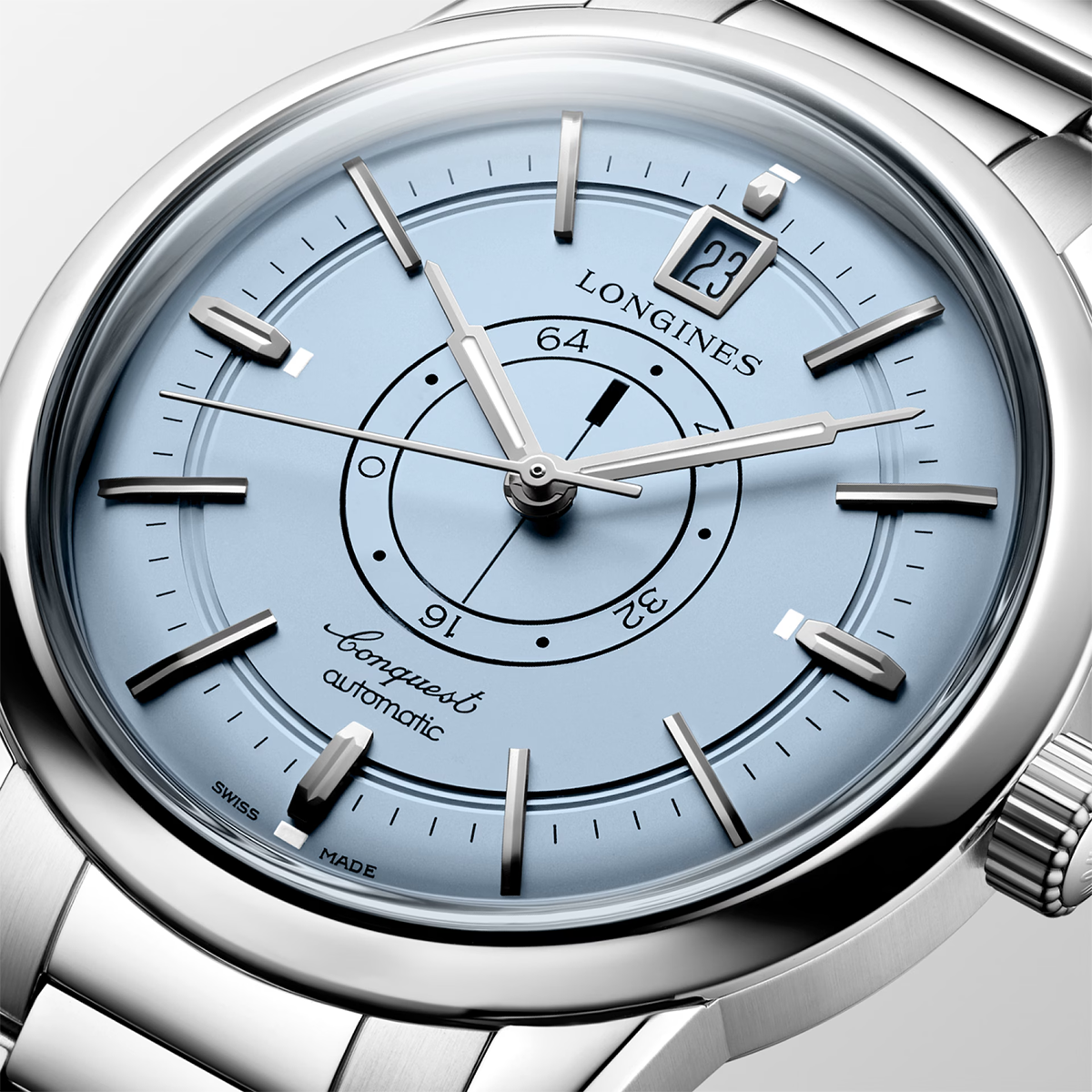 Conquest Heritage 38mm Light Blue Dial CPR Automatic Watch