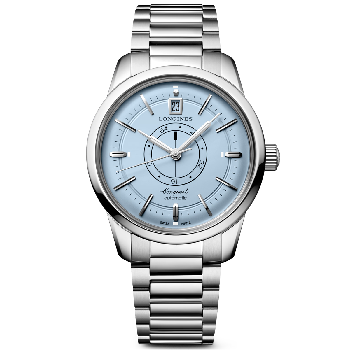 Conquest Heritage 38mm Light Blue Dial CPR Automatic Watch