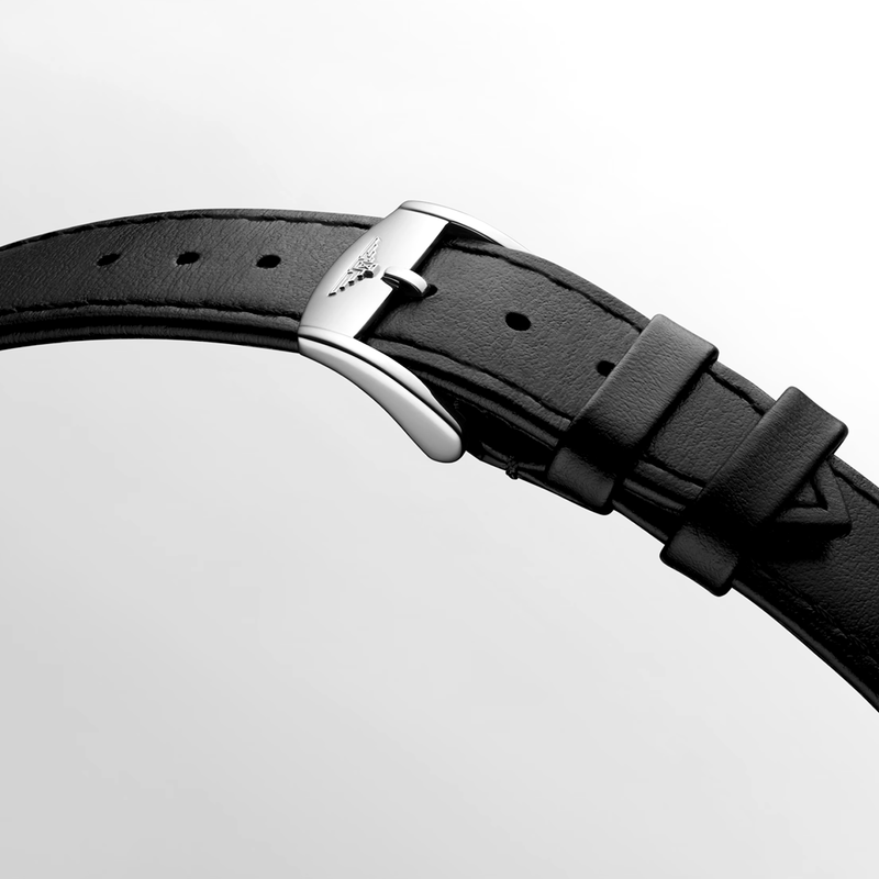 Conquest Heritage 40mm Black Dial & Strap Automatic Watch