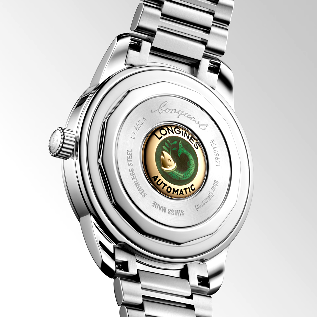 Conquest Heritage 40mm Opaline Ivory Dial Automatic Bracelet Watch