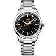 Longines Conquest Heritage 38mm Black Dial Automatic Bracelet Watch - Berry's Jewellers
