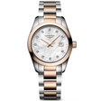 Conquest Classic 29.5mm Two-Tone Diamond Set Ladies Watch