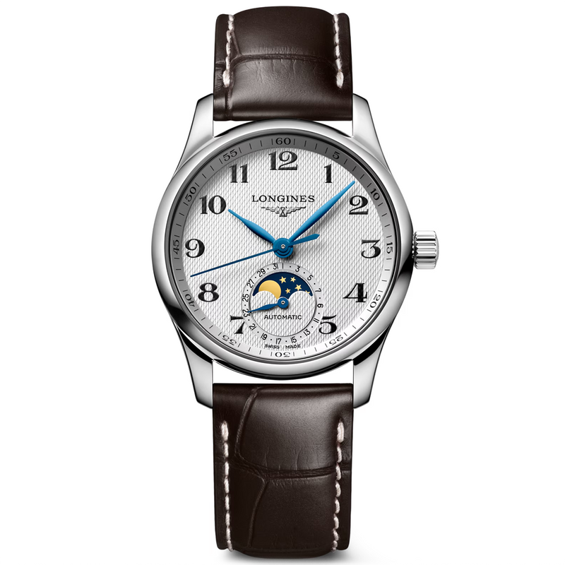 Master Collection 34mm Moonphase Automatic Strap Watch