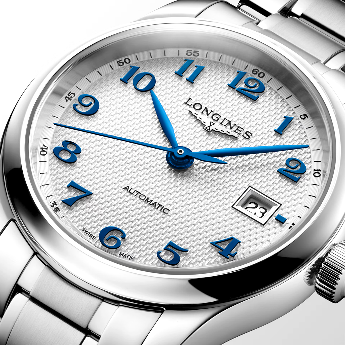 Master Collection 30mm Silver Dial Automatic Bracelet Watch