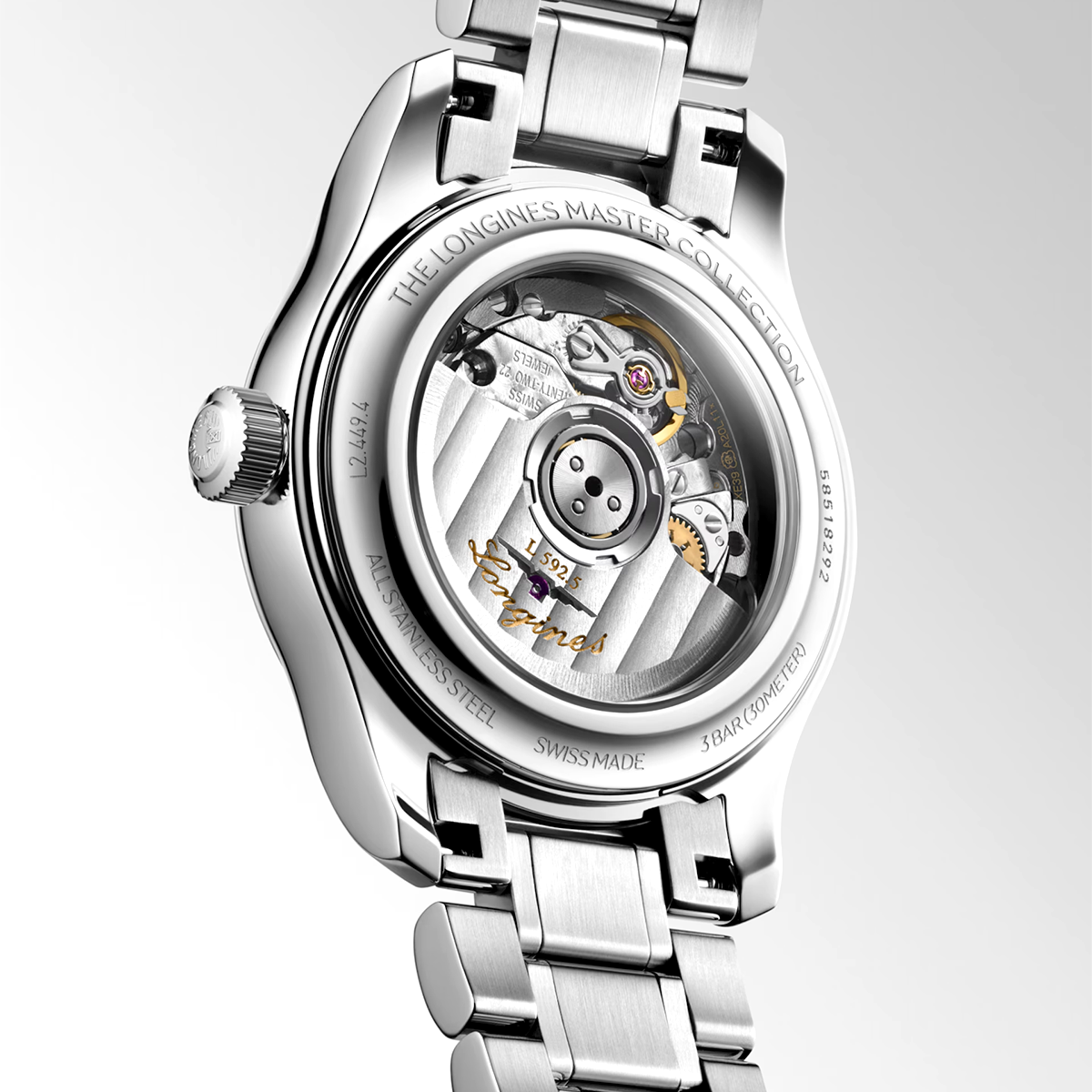 Master Collection 39mm Blue Dial Automatic Bracelet Watch