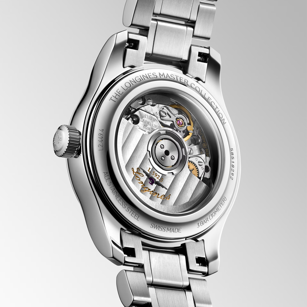 Master Collection 30mm Mother of Pearl Diamond Set Automatic Watch