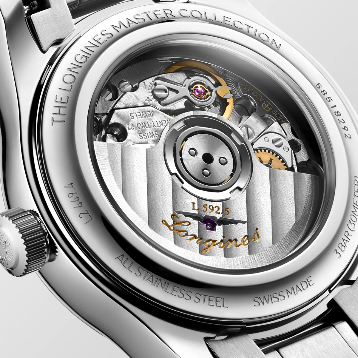 Master Collection 30mm Mother of Pearl Diamond Set Automatic Watch