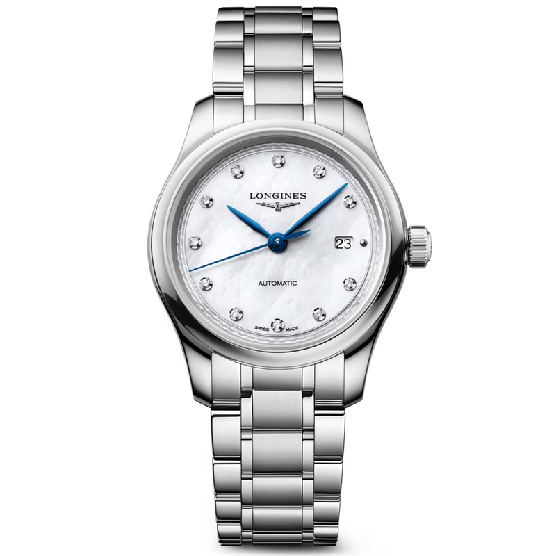 Master Collection 30mm Mother of Pearl Diamond Set Automatic Watch