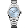 Master Collection 30mm Frosted Blue Diamond Set Automatic Watch