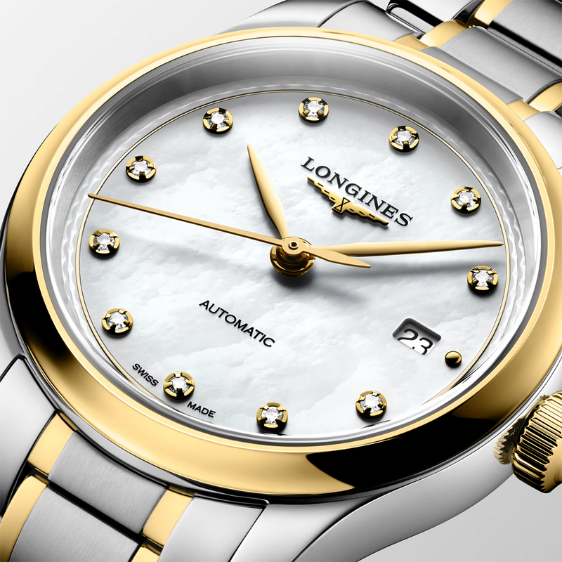 Master Collection 30mm Steel and Yellow Gold Bracelet Automatic Watch