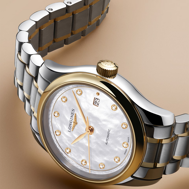 Master Collection 30mm Steel and Yellow Gold Bracelet Automatic Watch